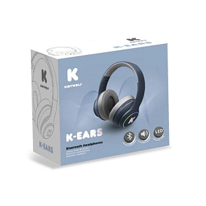 Наушники Bluetooth КИДИВУЛЬФ (KIDYWOLF), синие